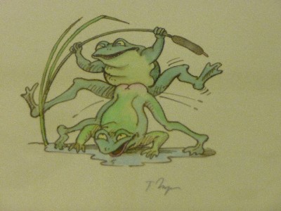 Grenouilles polissonnes