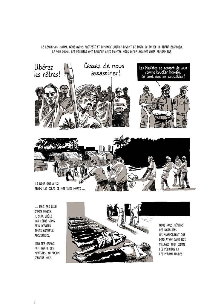 Adivasis Meurtris - Par Eddy Simon & Matthieu Berthod - La Boîte à Bulles/Amnesty International