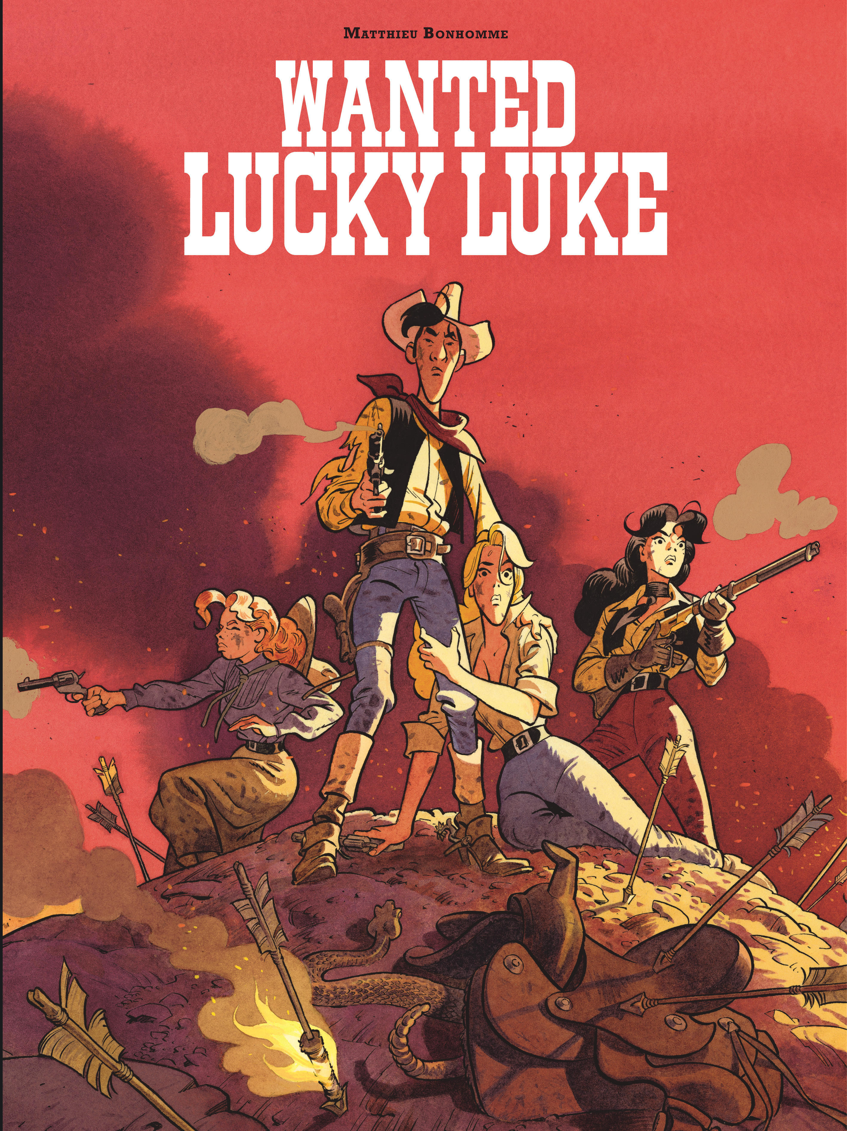"Wanted, Lucky Luke ! " de Matthieu Bonhomme, des images en rafale.