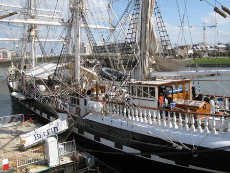 Larguez les amarres à Nantes avec le Belem