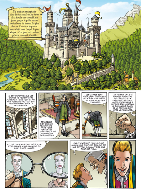 Les personnages de candide ou l