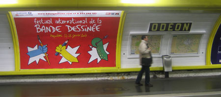 Angoulême 2007 : Le FIBD dans le métro (2)