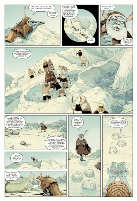 Planche extraite de "Inlandsis" T1