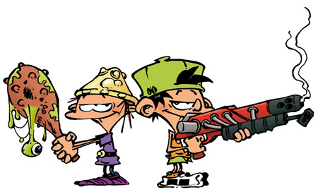 Les personnages de kid paddle