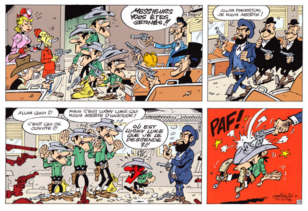 La rentrée très littéraire de Lucky Luke