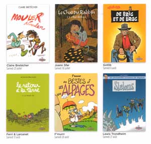 Les six albums propos�s par Lib� > ActuaBD