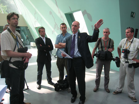 Le roi des Belges au Musée Hergé