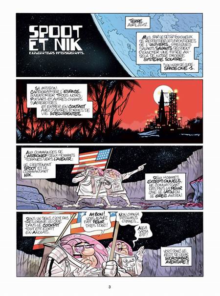 Spoot & Nik, explorateurs intersidérants - par Mo/CDM - Le Lombard