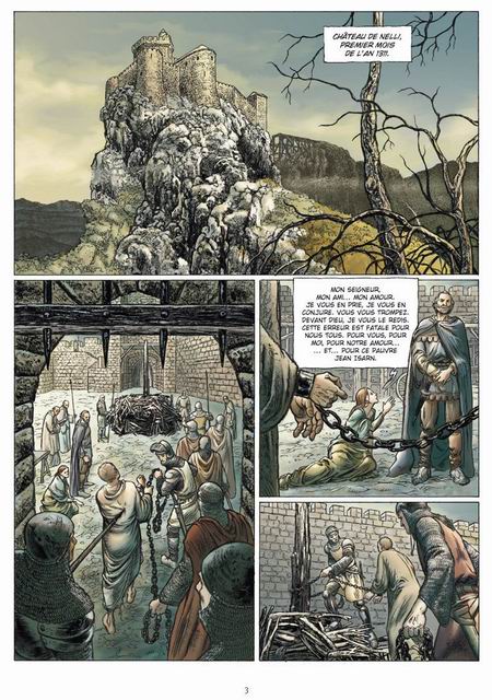 Je suis Cathare, Tome 2 : Impardonnable pardonné - Par Makyo & Calore - Delcourt