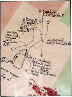 Un croquis clair et explicatif de l'accident