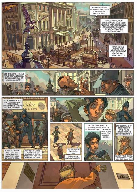 Les Quatre de Baker Street, T1 : L'affaire du rideau bleu - Par JB Djian, Olivier Legrand & David Etien - Vents d'Ouest