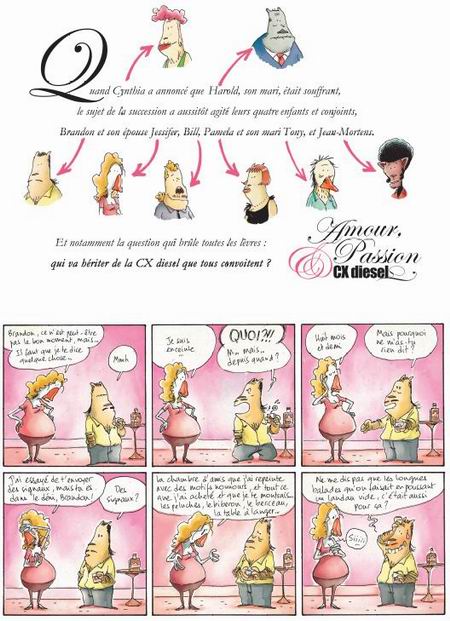 Amour, passion et CX diesel - Par James, BenGrrr & Fabcaro - Fluide Glacial
