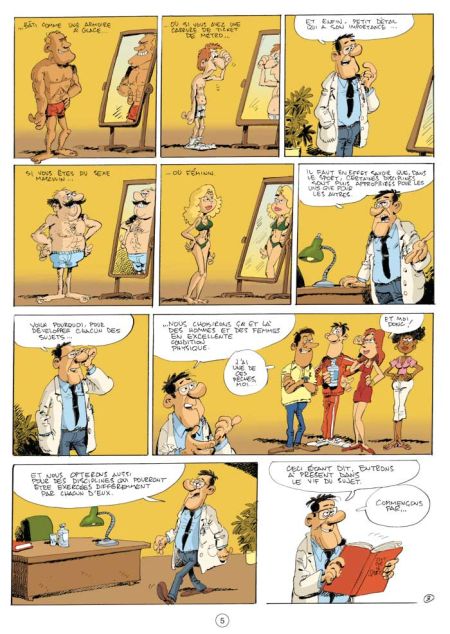 Les sports par Bercovici Cauvin © Dupuis 2012