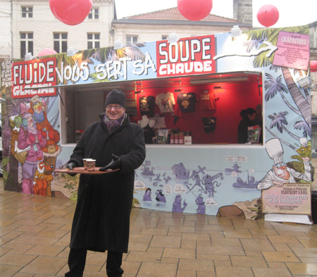 Angoulême 2010 : Thierry Tinlot (nous) sert la soupe !