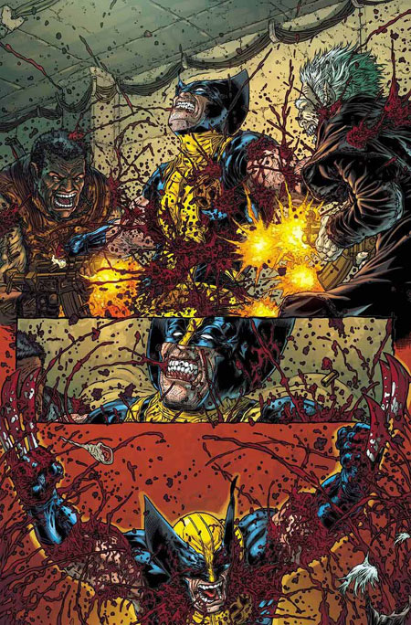 wolverine_ryp_janvier_2012 Wolverine – le meilleur dans sa partie T1 : « Contagion » - Par C.Huston & J.J.Ryp – Panini Comics