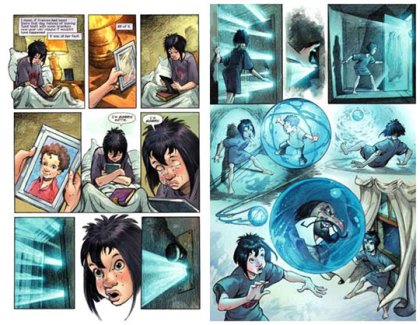 Deux planches du 1er numéro de Abadazad
