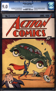 Le premier numéro d'Action Comics vendu pour plus de 2 millions de dollars !