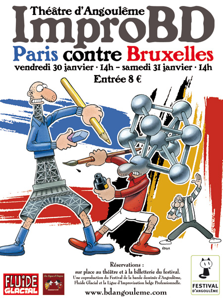 Angoulême 2009 : L'ImproBD dresse Paris contre Bruxelles