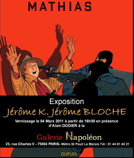 exposition Dodier/JKJ Bloche à Paris