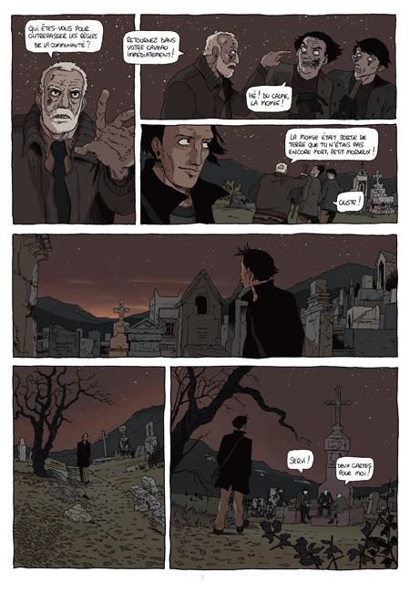 Avec les morts - Sébastien Viozat et RaphaëlB. - Ankama Editions, label Araignée