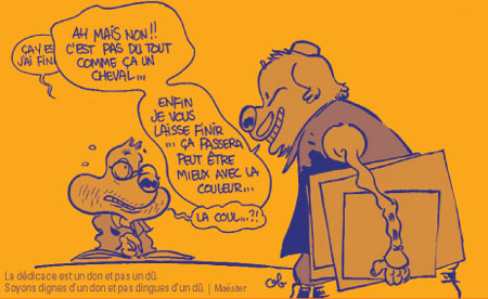 122. Christian Mattiucci (Association des Auteurs de BD) : « Notre vocation, c'est de faire des livres, pas des dédicaces ! ».