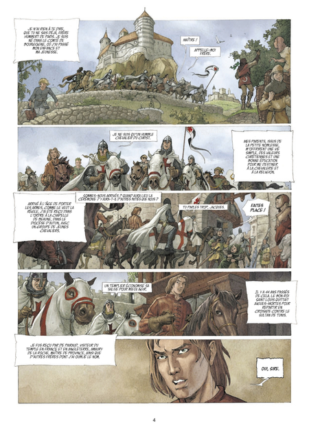 Les Confessions d'un Templier – T1 : Les Révélations du Chevalier – Par Falba & Bono - Soleil Les Confessions d'un Templier – T1 : Les Révélations du Chevalier – Par Falba & Bono - Soleil