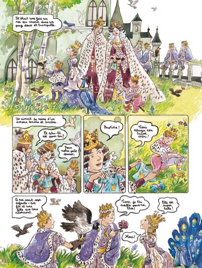 Les 6 Cygnes - par Johanna d'après le conte de Grimm - Delcourt