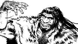 Illustration de Feydda, personnage de Neandertal Illustration de Feydda, personnage de Neandertal