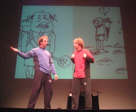 Angoulême 2008 : Spirou gagne la première manche de l'impro BD !