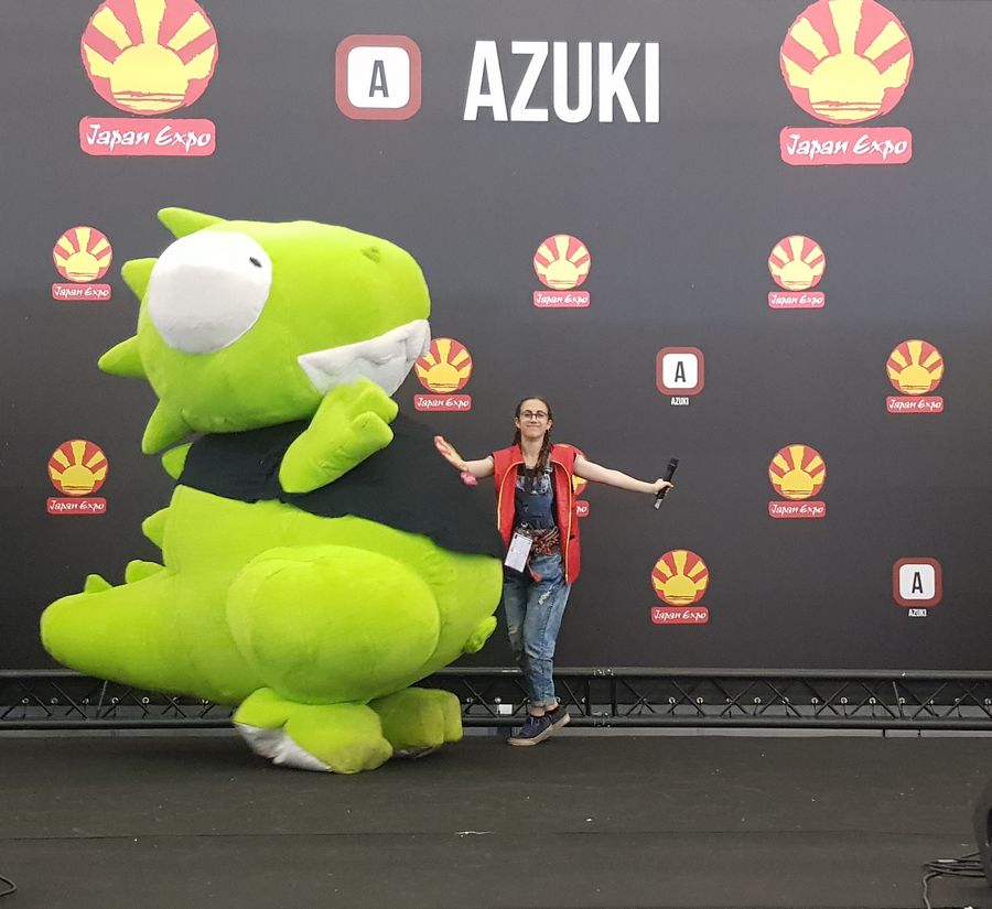 Brève Japan Expo 2019 - Choses vues #14 : Chibi-Dino, la mascotte de Japan Expo