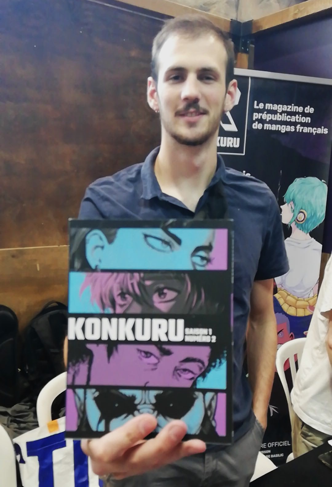 Choses vues à Japan Expo 2023 : Konkuru, magazine de prépublication de mangas français