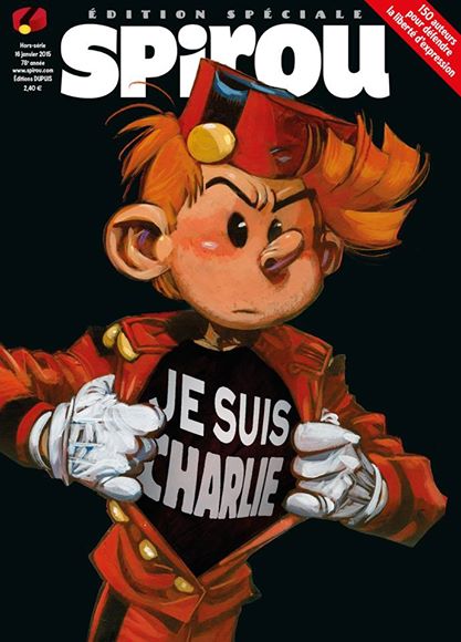 Spirou sort un numéro spécial en hommage à Charlie Hebdo