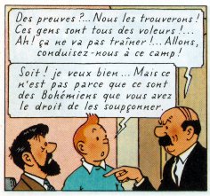 Tintin est bien naïf face à la détermination de Brice Hortefeux