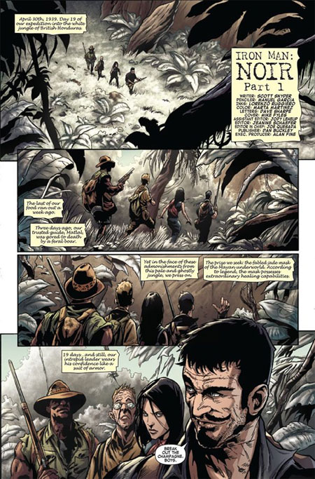 Iron Man Noir : « La Quête du coeur » - Par Scott Snyder & Manuel Garcia - Panini Comics