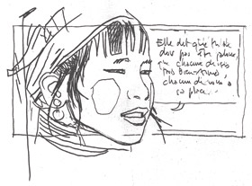 Croquis pour le T14 de Jonathan