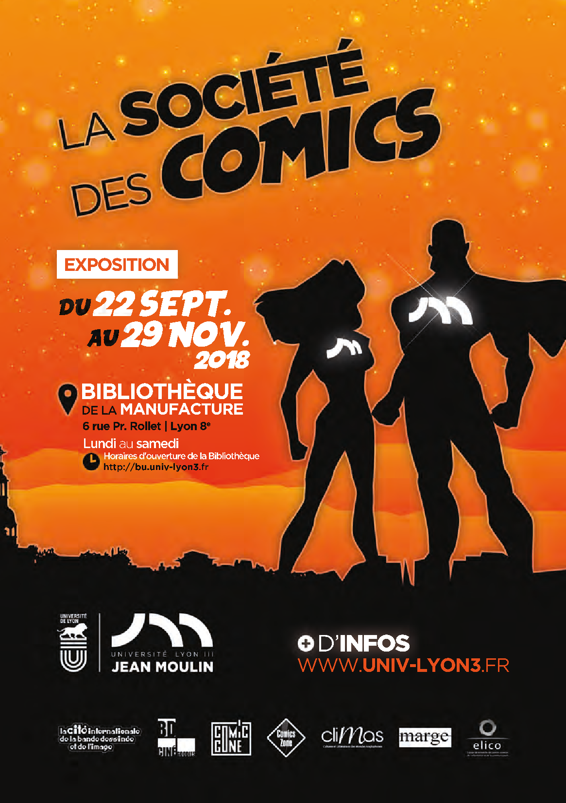Concours Cosplay Marvel vs DC (5 octobre, BU Lyon 3)