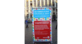 Bruxelles BD 2009 : la plus grande planche de BD du monde