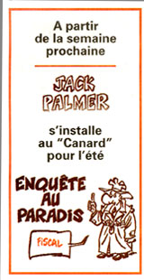 Jack Palmer dans « Le Canard enchaîné »