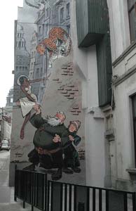 Une fresque Odilon Verjus à Bruxelles !