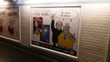 Fêtes de fin d'année : la BD envahit le métro parisien