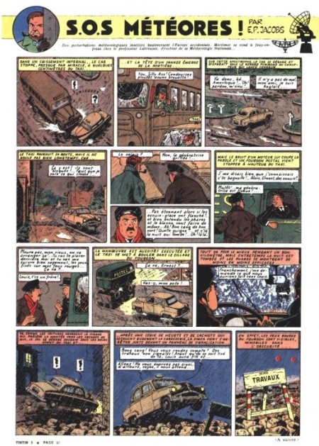 S.O.S. Météores (version du Journal Tintin) - Par E.P. Jacobs - Ed Blake et Mortimer
