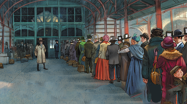 Ellis Island T. 1 - Par Philippe Charlot et Miras - Editions Bamboo