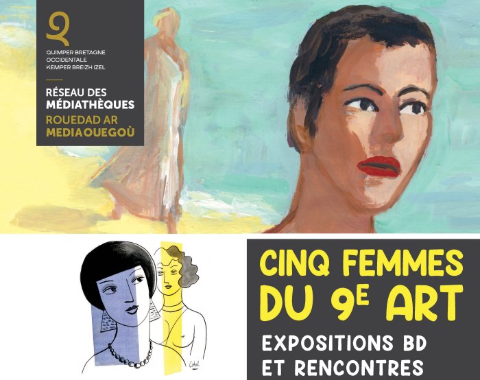 Femmes du 9e Art, une exposition essentielle à la médiathèque de Quimper 