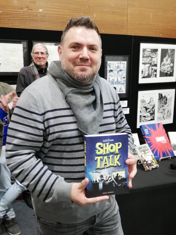 Choses vues au SoBD : “Shop Talk” de Will Eisner (Komiks Initiative) Prix SoBD 2022