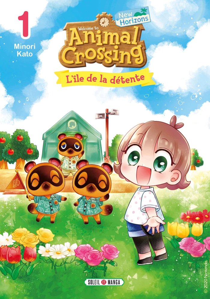 "Animal crossing new horizons : L'île de la détente - T. 1" de Minori Kato – Ed. Soleil Manga