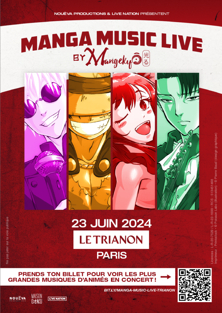 La Maison Otaku au Trianon de Paris avec un concert manga live