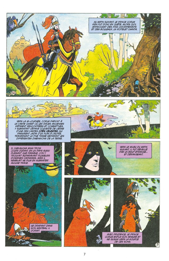 Les Chroniques de Corum T. 1 : Le Chevalier des épées - Par Mike Baron & Mike Mignola, d'après Michael Moorcock - Delcourt Comics