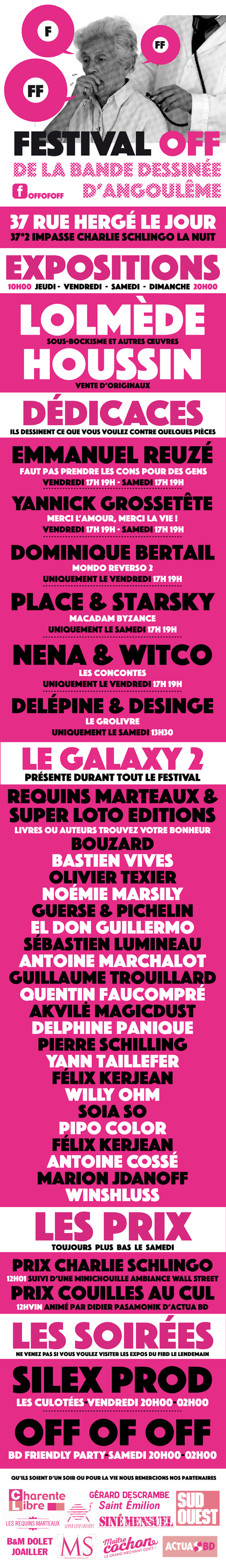 Angoulême 2020 : Le Off of Off, le piment irrévérencieux du festival
