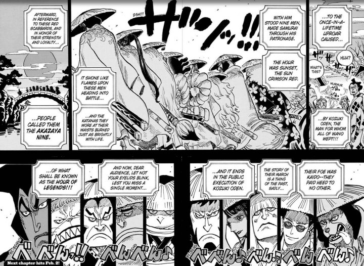 One Piece depuis le Japon : Le flashback d'Oden fini, l'heure du bilan au chapitre 972