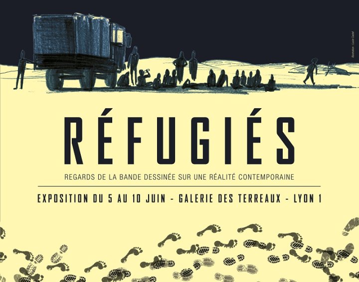 Exposition tirée de la série "Réfugiés" par ARTE
